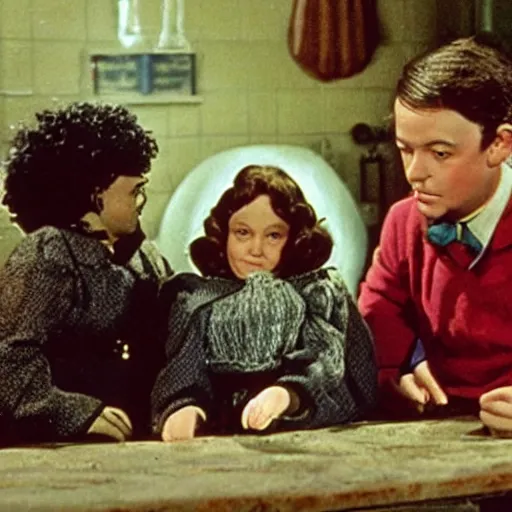 Image similar to still from the movie Darby O’Gill and the Little People