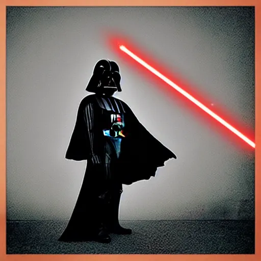 Prompt: darth vader as a girl, photography
