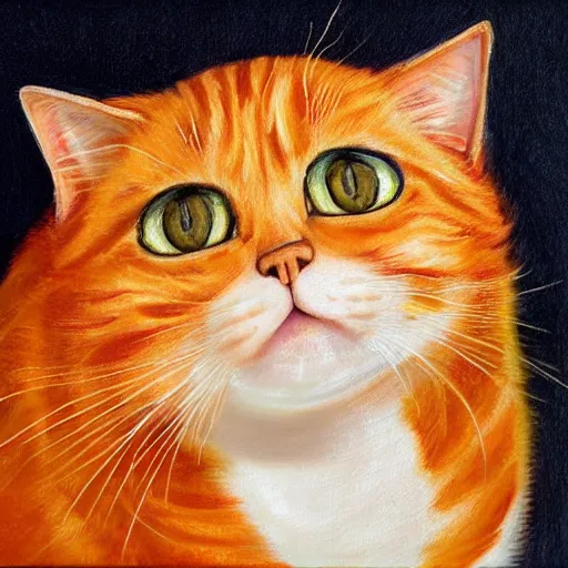 Image similar to hyperrealistic, cute feisty expressive orange tabby cat with a sombrero tucking it's head in, highly detailed, hyper detail, cottagecore!!, well lit, dynamic pose