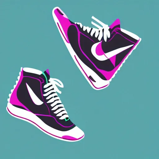 Image similar to a pair of nike sneakers with the words sweat shop edition, a digital rendering by xi gang, behance contest winner, international typographic style, rtx on, rtx, y 2 k aesthetic