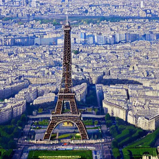 Image similar to eiffel tower flying away