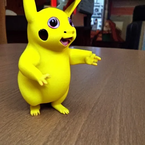 Prompt: Pickachu as a real person