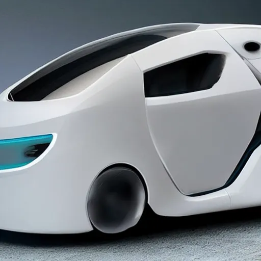 Image similar to futuristic testla New car