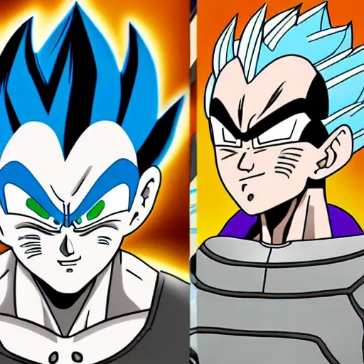 Prompt: vegeta in several different cartoon styles