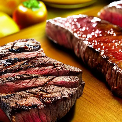 Image similar to perfect steak, high quality digital art, ultra realistic details