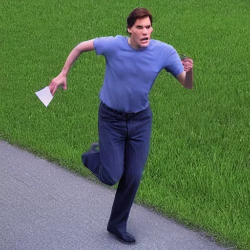 Image similar to Live Action Still of Jerma in Weekend at Bernie's, real life, hyperrealistic, ultra realistic, realistic, highly detailed, epic, HD quality, 8k resolution, body and headshot, film still