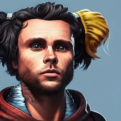 Image similar to mikky ekko as a character in apex legends