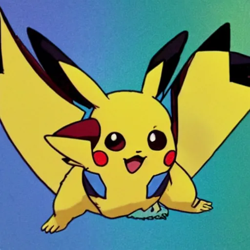 Image similar to Pikachu, Studio Ghibli