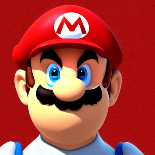 Image similar to a beautiful portrait mario as a grandpa, ultra realistic details, 8 k