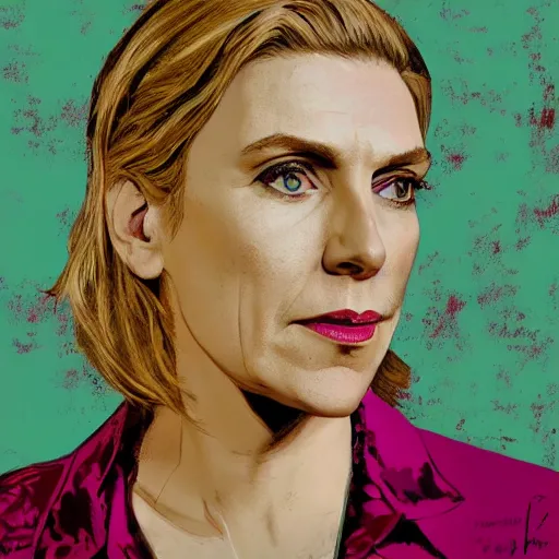 Image similar to rhea seehorn portrait by warhol