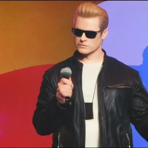 Image similar to albert wesker giving a tedtalk