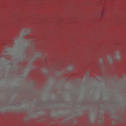 Image similar to a texture of an old red plaster wall by studio ghibli, thick brush strokes, matte, hand painted, oil painted, brush strokes, anime, stylized