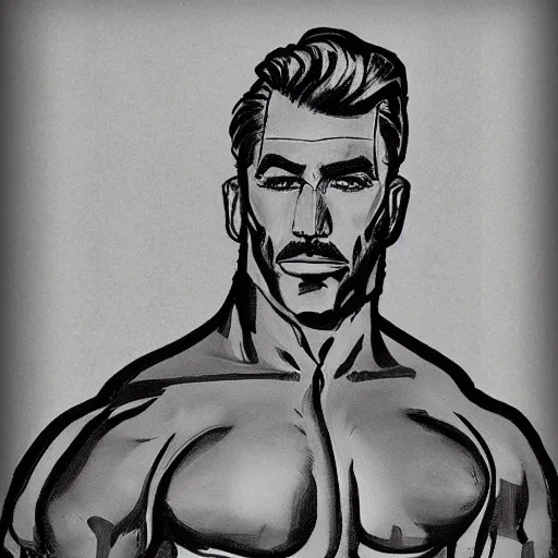 Image similar to tom of finland style arts