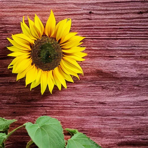 Image similar to a beautiful advertisement photo of a sunflower