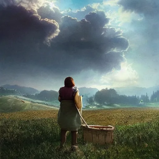 Prompt: potato heaven, beautiful matte painting, amazing, stunning