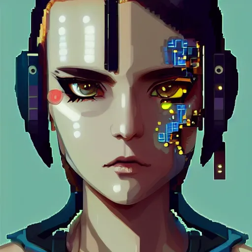 AI Art: cyberpunk girl by @hyde1412