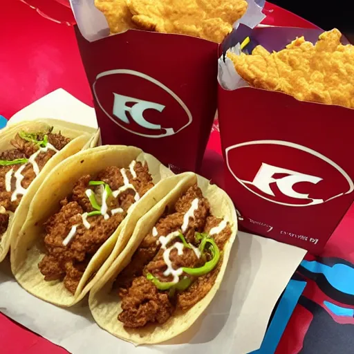 Image similar to taco bell kfc meal