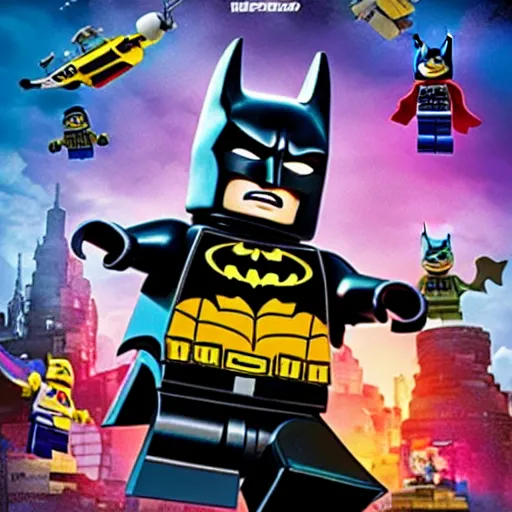 Image similar to movie the lego batman 2017 poster