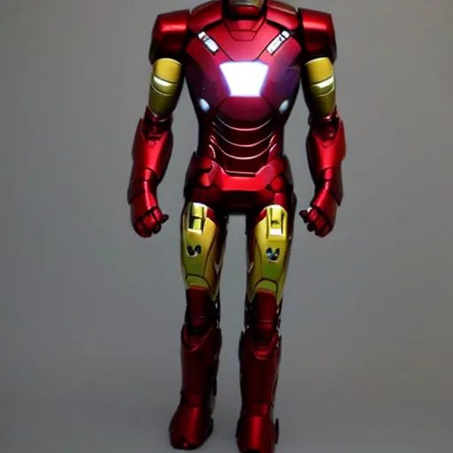 Prompt: Low budget iron man, bad quality, laughably poor attempt