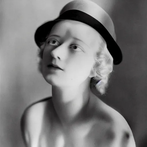 Prompt: bright young thing (woman), photographic portrait by cecil beaton, 1920s, 8k Resolution, high details