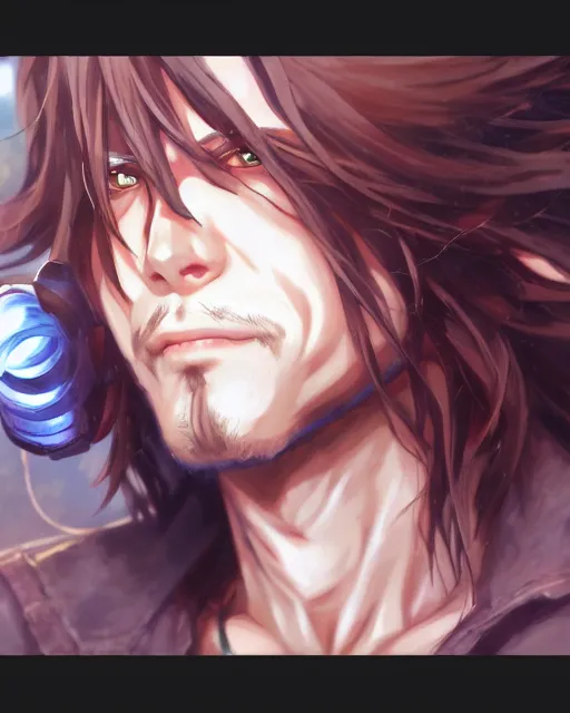 Prompt: anime portrait of Steven Tyler as an anime man by Stanley Artgerm Lau, WLOP, Rossdraws, James Jean, Andrei Riabovitchev, Marc Simonetti, and Sakimichan, trending on artstation