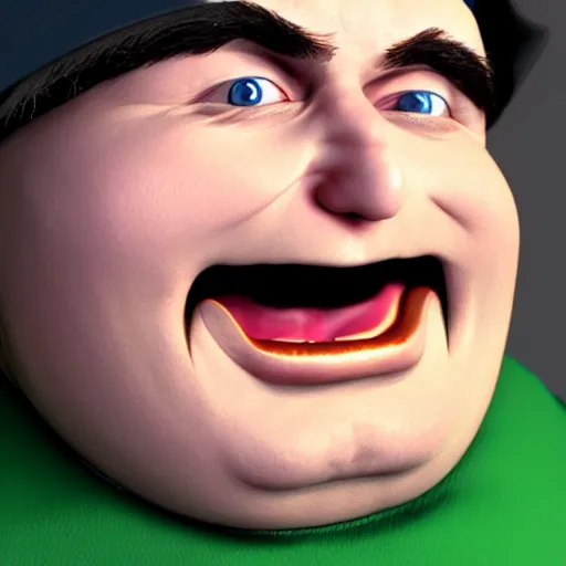 Prompt: eric cartman face from south park south park south park south park cgsociety photorealistic cg model