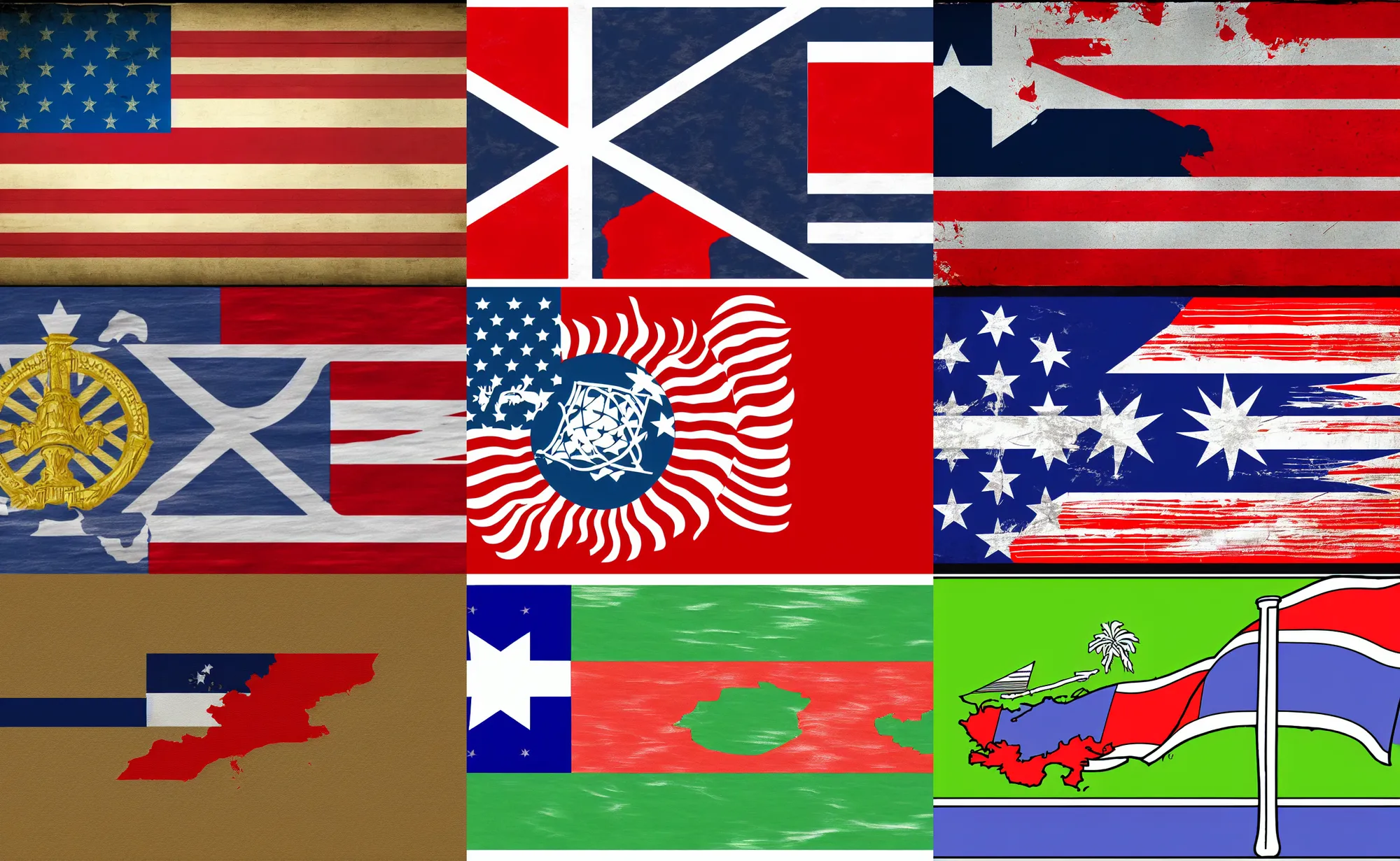 Prompt: flag of new england r / vexilology concept art design art