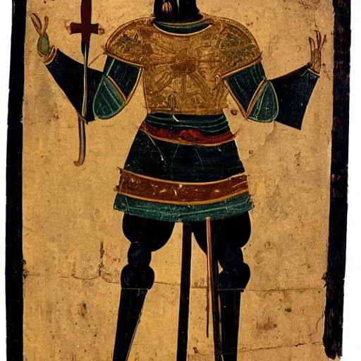 Prompt: photo of a armoured vlad the impaler hold a holy spear