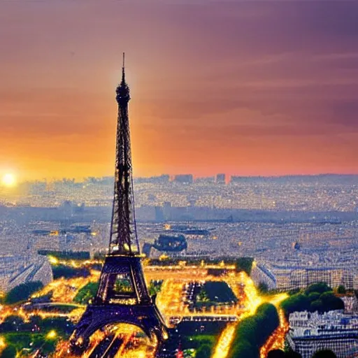 Image similar to paris in the year 2 1 0 0
