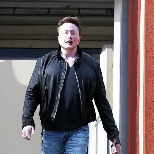 Image similar to A photo of Elon Musk after he becomes homeless and loses his wealth