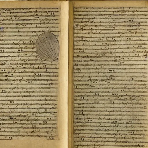 Image similar to pages from the newly discovered 2nd volume of the Voynich manuscript