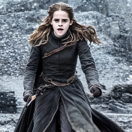 Image similar to emma watson as hermione granger in game of thrones