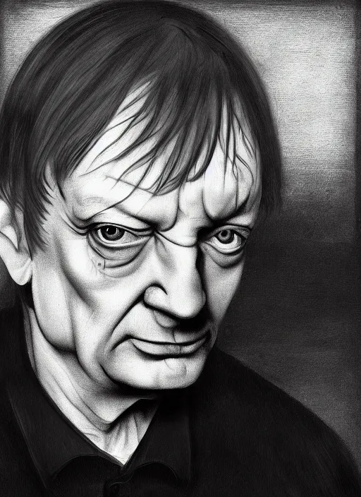 Prompt: mark e. smith by hieronymus bosch, detailed digital art, trending on Artstation