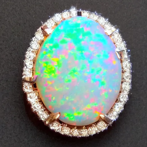 Prompt: beautiful opal