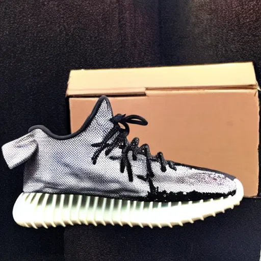 Image similar to charred yeezys, craigslist photo