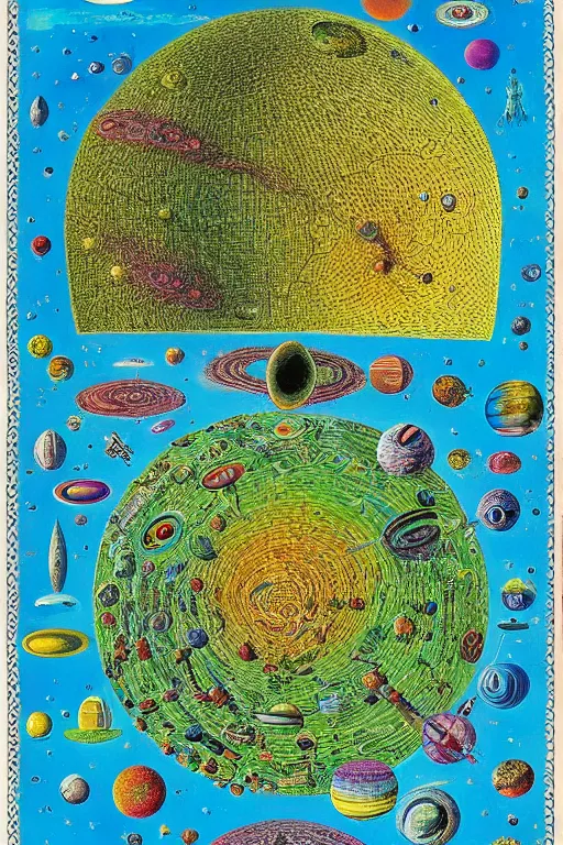 Image similar to a map of another galaxy, codex seraphinianus,