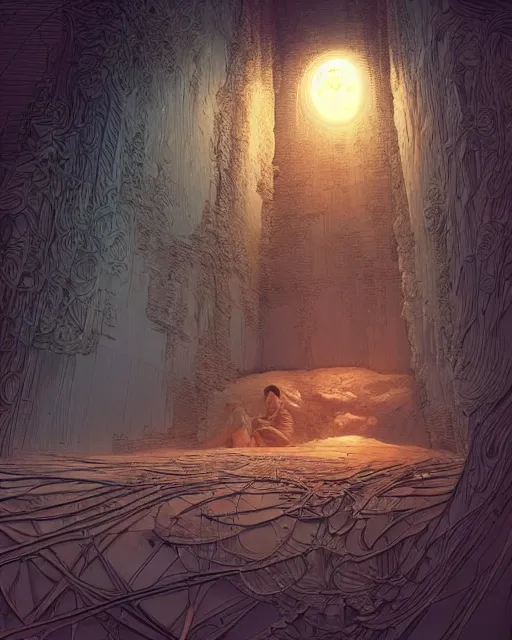 Image similar to the most amazing dream you ever had, hyper realistic, ambient lighting, concept art, intricate, hyper detailed, smooth, moebius, beeple
