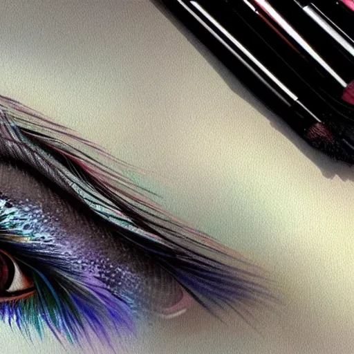 Image similar to A fish wearing fake eyelashes on its eyes, digital art, photorealistic