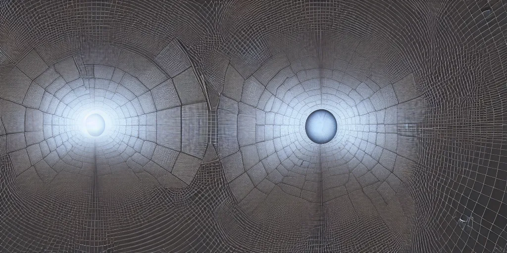 Image similar to 3 d render of the fractal of the universe, 3 d render, octane render, cinematic lighting, dystopian scifi outfit, realistic 8 k resolution.