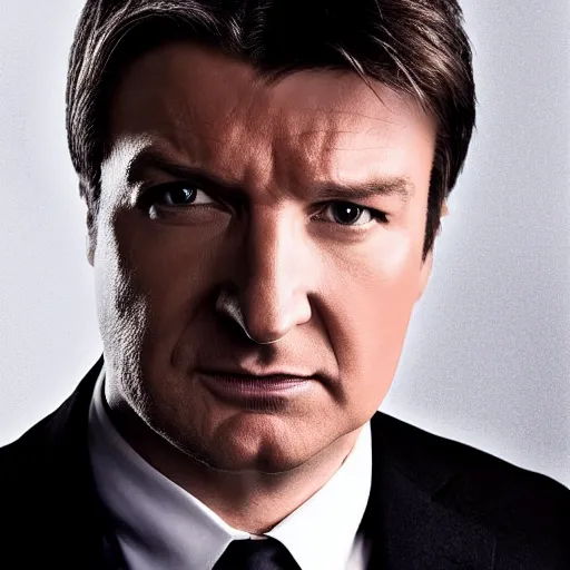 Image similar to Nathan Fillion as Hitman Agent 47