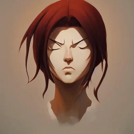 Image similar to face icon stylized minimalist bleach, loftis, cory behance hd by jesper ejsing, by rhads, makoto shinkai and lois van baarle, ilya kuvshinov, rossdraws global illumination