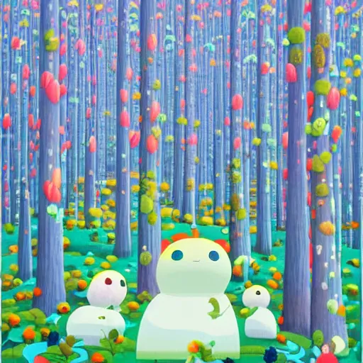 Image similar to forest in the morning light, by Chiho Aoshima, hyper detailed