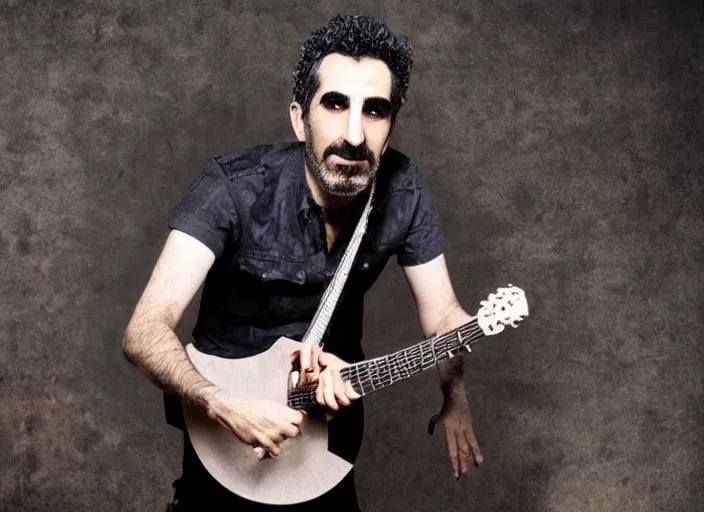 Image similar to serj tankian children's show, extremely detailed, promo image, high quality,