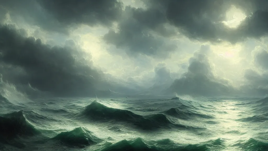 Image similar to the oceans of europa. andreas achenbach, artgerm, mikko lagerstedt, zack snyder 3 8 4 0 x 2 1 6 0