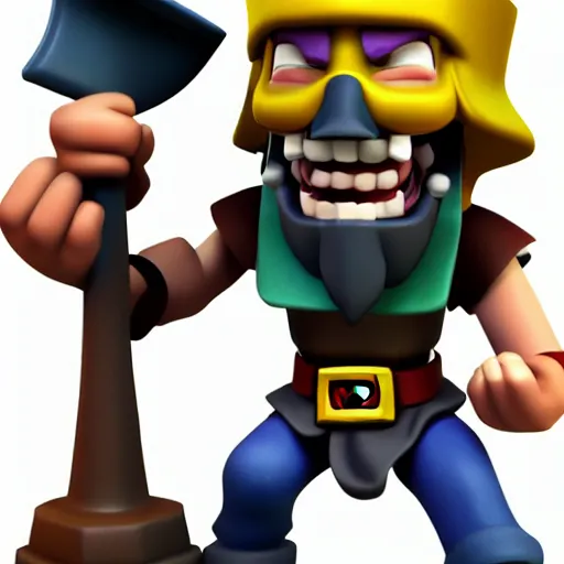 Image similar to a clash royale unit model of a zombie