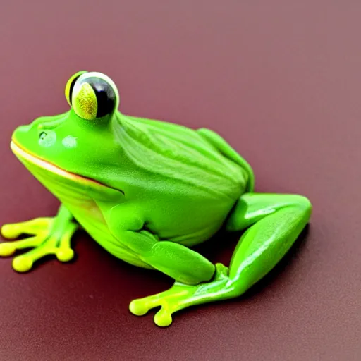 Image similar to frog in yoghurt