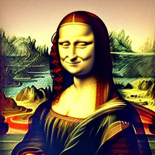 Prompt: Mona Lisa by Picasso