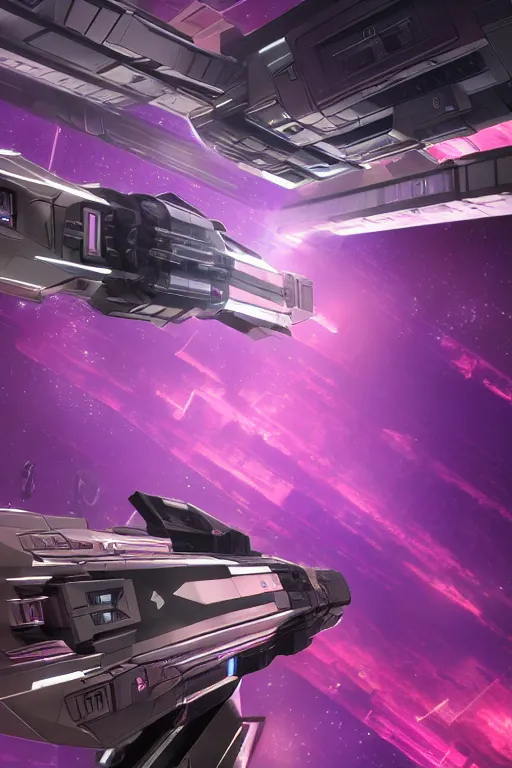 Prompt: the navigation deck onboard the Peaceful Tyranny DJD Deception spaceship in orbit over cybertron, goth Decepticons vibes, purple and dark colors, clean panels, dramatic lighting, glowing red hologram navigation panels, cinematography by Wes Anderson, 4k octane render, photorealistic , cinematic lighting, Artstation