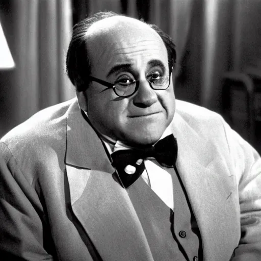 Prompt: Danny Devito in Citizen Kane