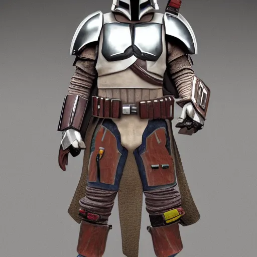 Prompt: highly detailed single picture of grogu wearing mandalorian armor